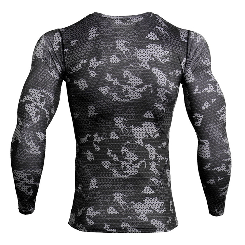 Compression Running Shirts Men Rashguard Camo Fitness Quick-drying Sports T-shirt Bodybuilding Gym Workout Training Shirt Man Compression Running Shirts Men Rashguard Camo Fitness Quick-drying Sports T-shirt Bodybuilding Gym Workout Training Shirt Man